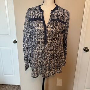 Antthropologie Maeve Peplum Top Blouse 6